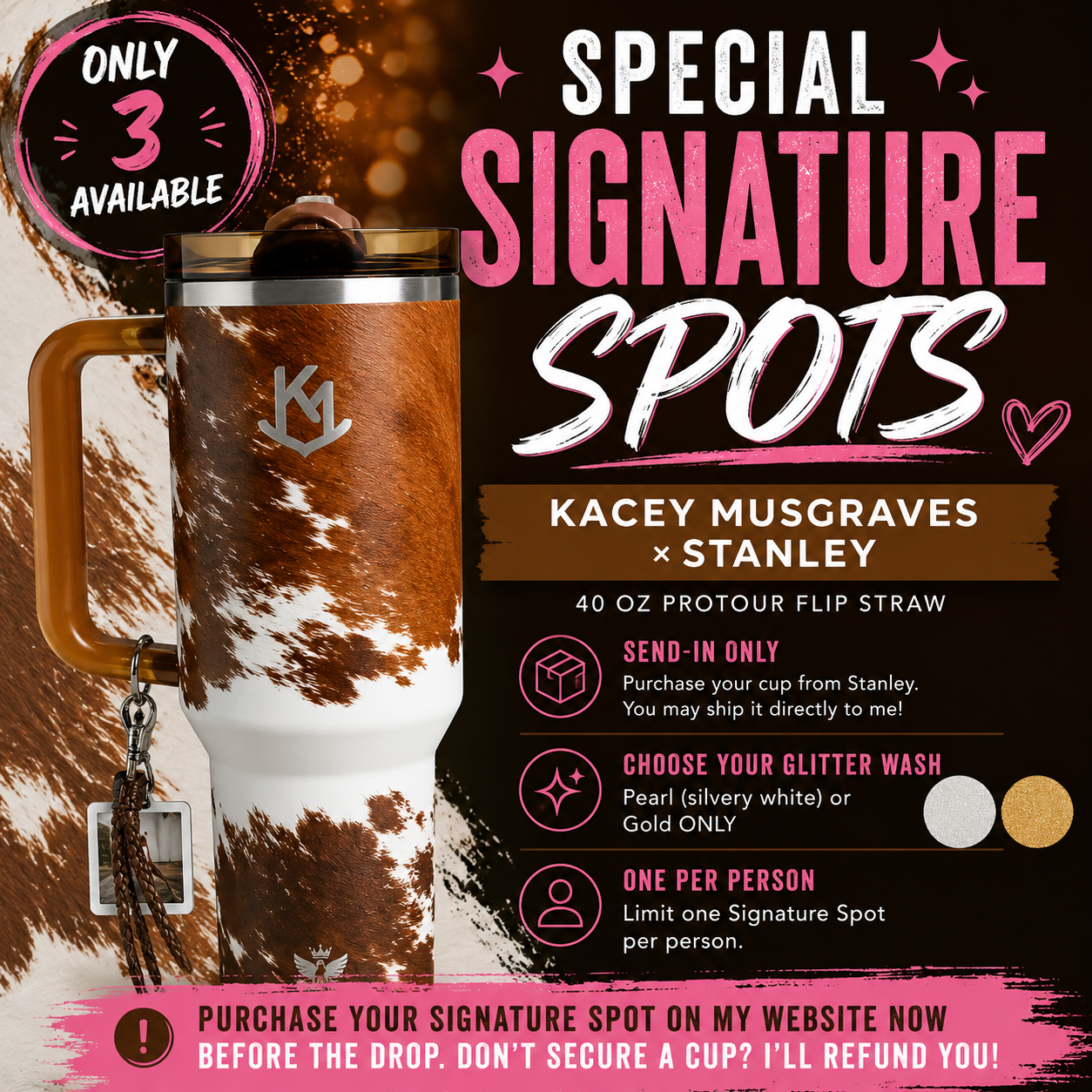 Kacey Musgraves x Stanley Signature Spots