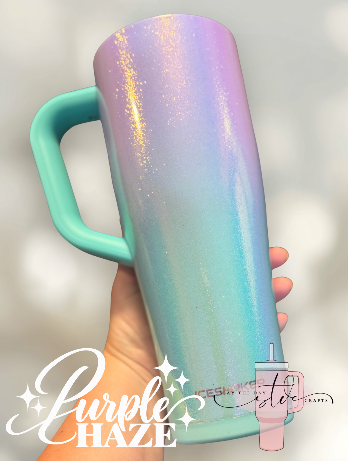 Color Shift Glitter Tumbler