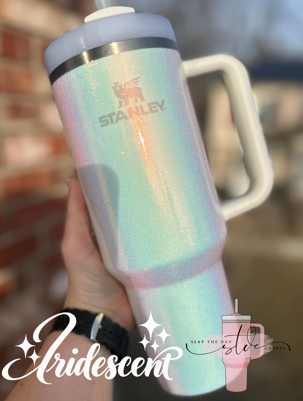Color Shift Glitter Tumbler