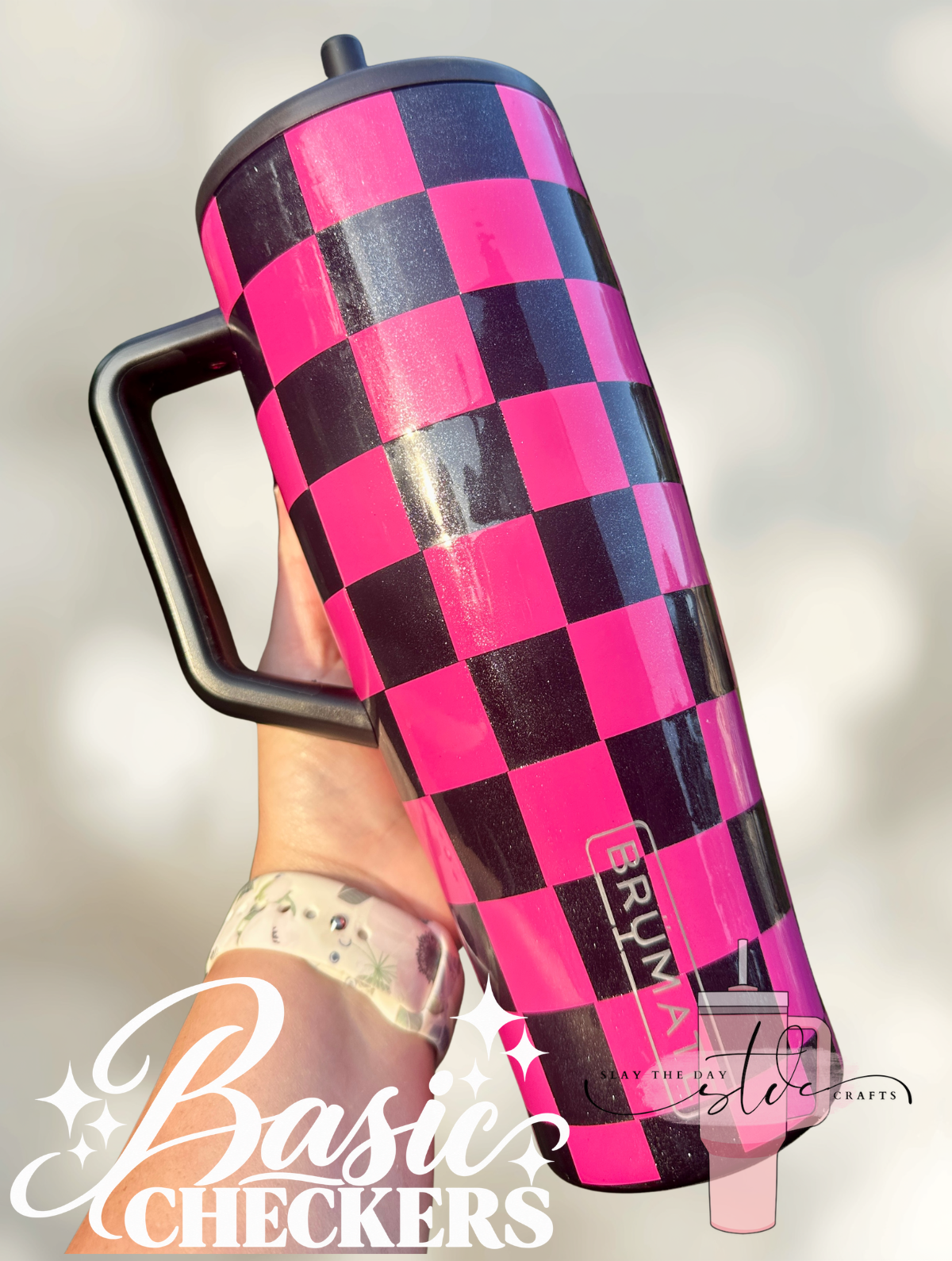 Checkers Tumbler