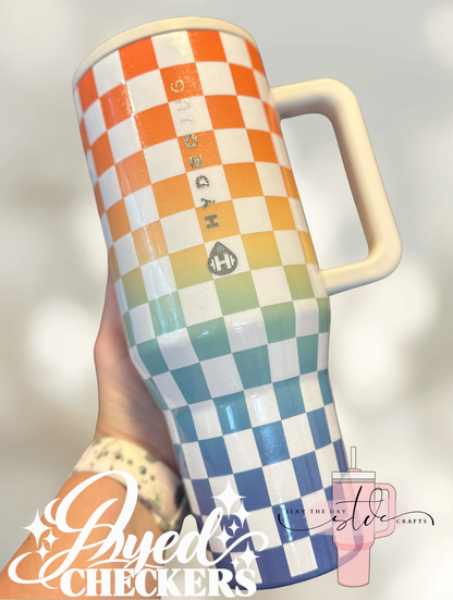 Checkers Tumbler