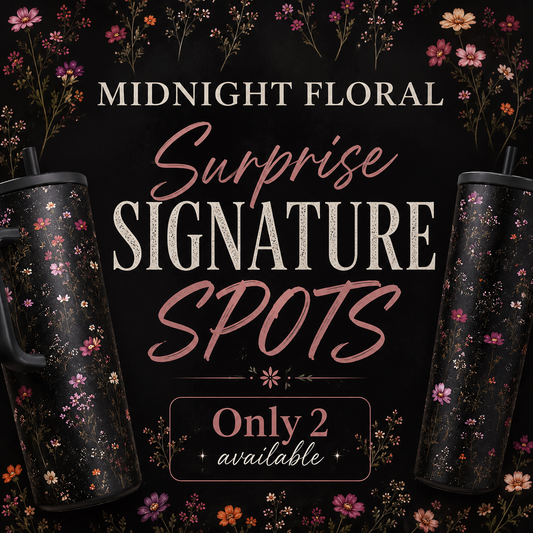 Midnight Floral HydroJug Surprise Signature Spots