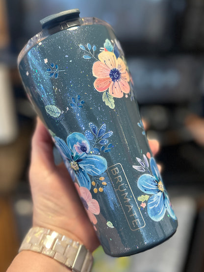 EUC 22 oz Floral Brumate Nav