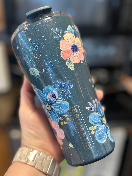 EUC 22 oz Floral Brumate Nav