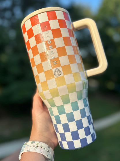 Checkers Tumblers