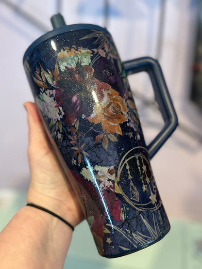 EUC 30 oz Celestial Bloom on Nightfall Brumate Era