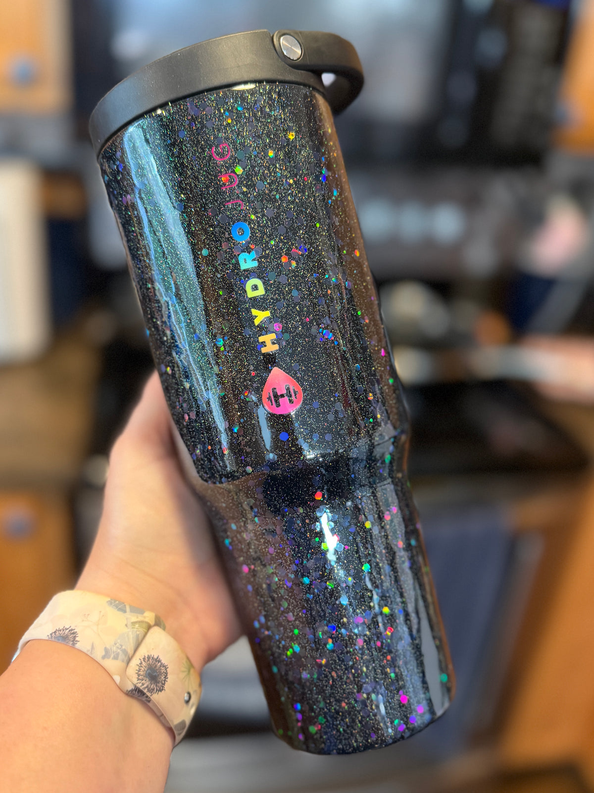 Black Chunky Holo