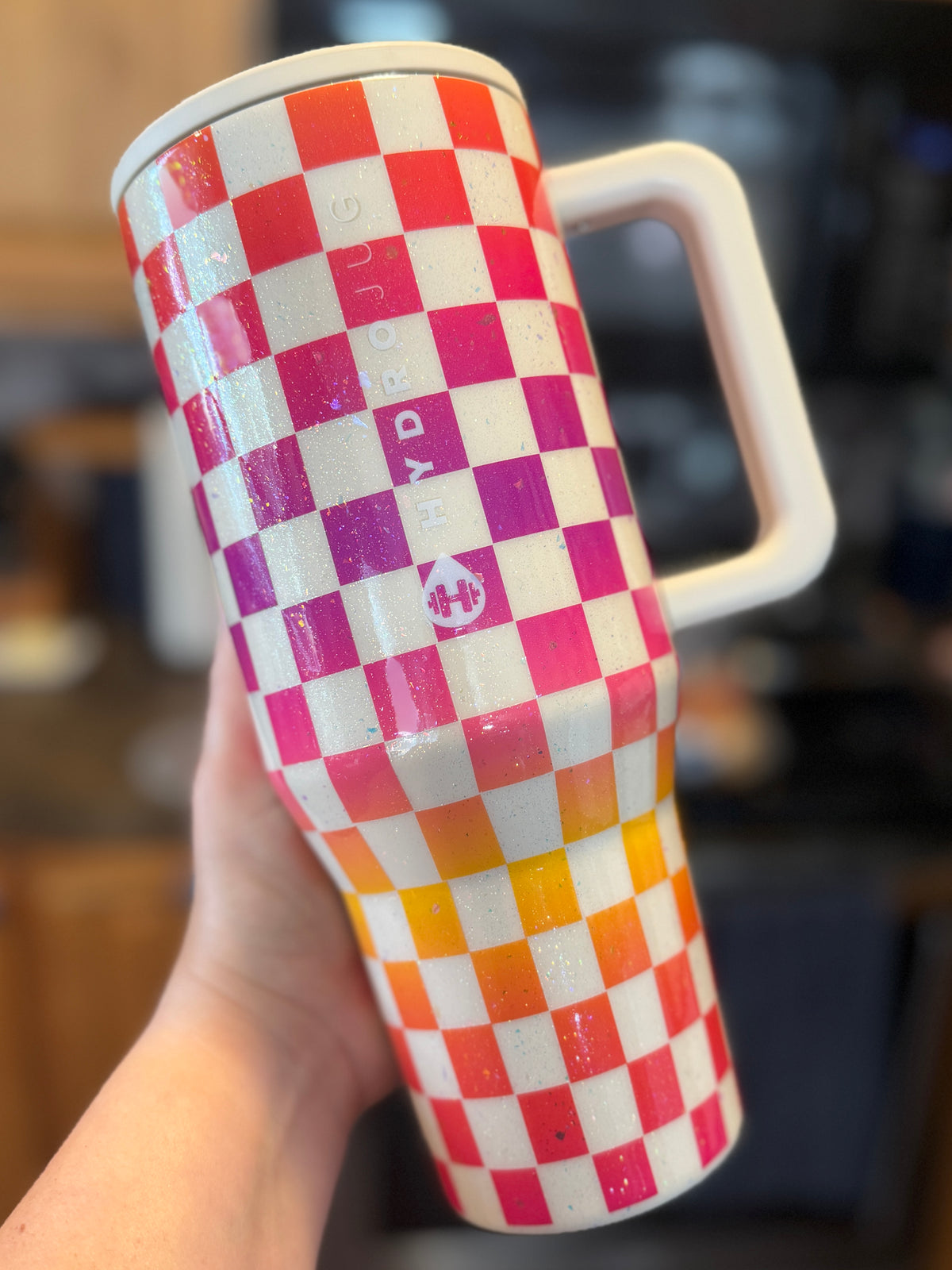 Light Sunset Checkers
