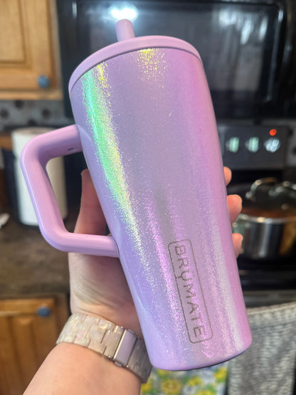 Color Shift Glitter Tumbler