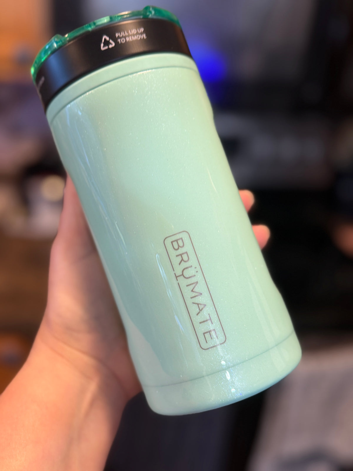 NWOT Glitter Washed Mint Brumate Trio