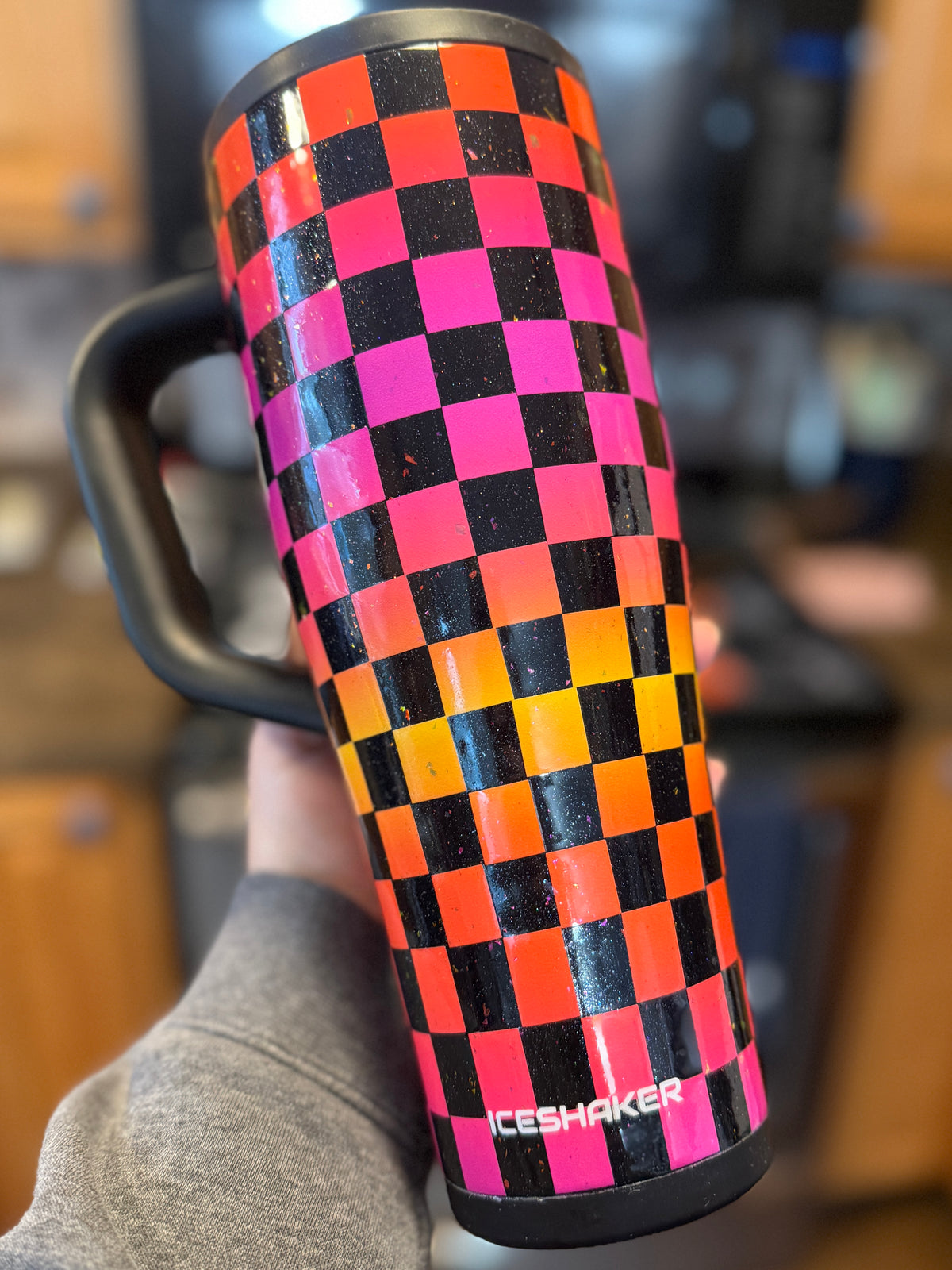 Dark Sunset Checkers