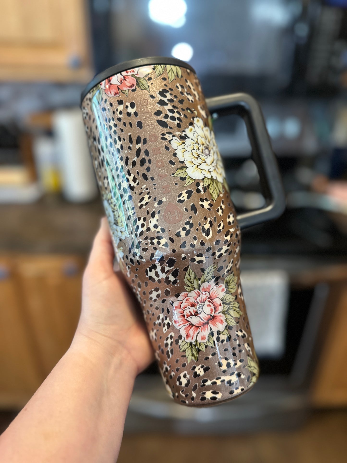 40 oz Peonies Gone Wild HydroJug by Coral Tumblers