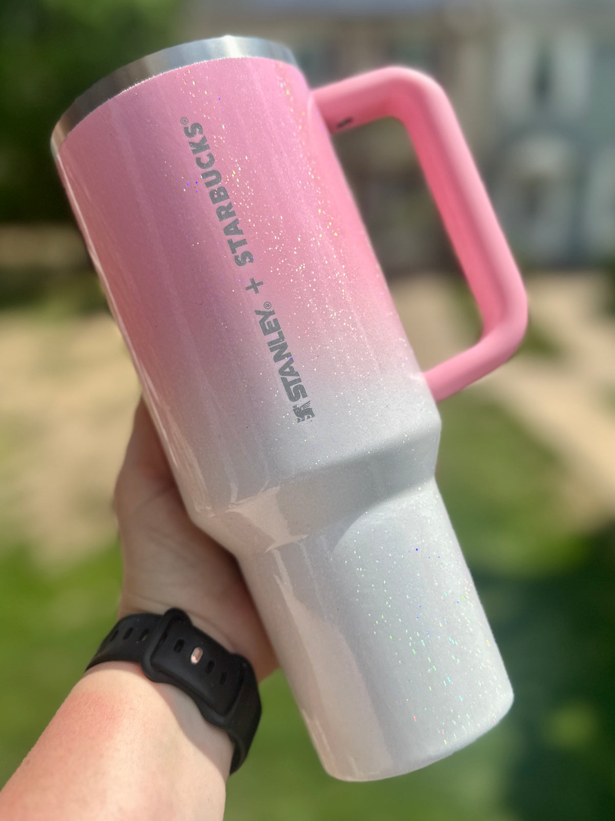 Holographic Glitter Tumbler