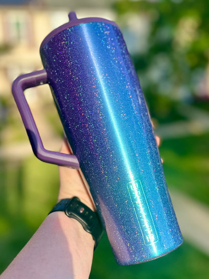 Holographic Glitter Tumbler