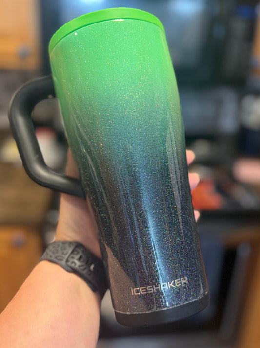 32 oz Glittered Witches Brew Ice Shaker