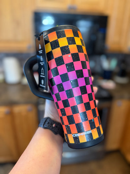 Dark Sunset Checkers