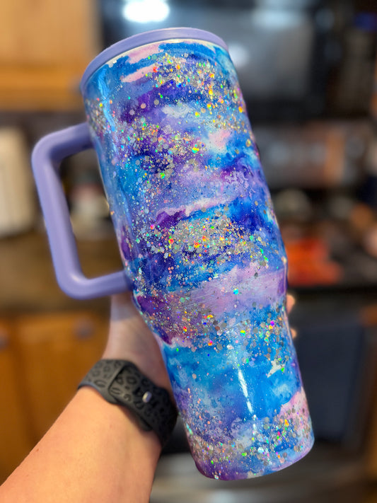 32 oz Ink'd & Glittered HydroJug Traveler