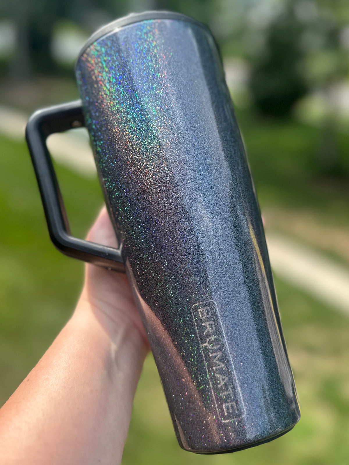 Holographic Glitter Tumbler