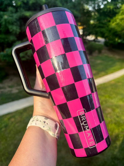 Checkers Tumbler
