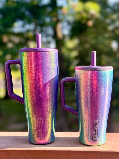 Color Shift Glitter Tumbler