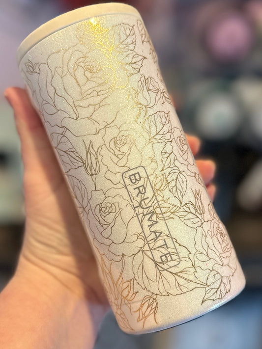 EUC Glittered Enchanted Rose Brumate Slim