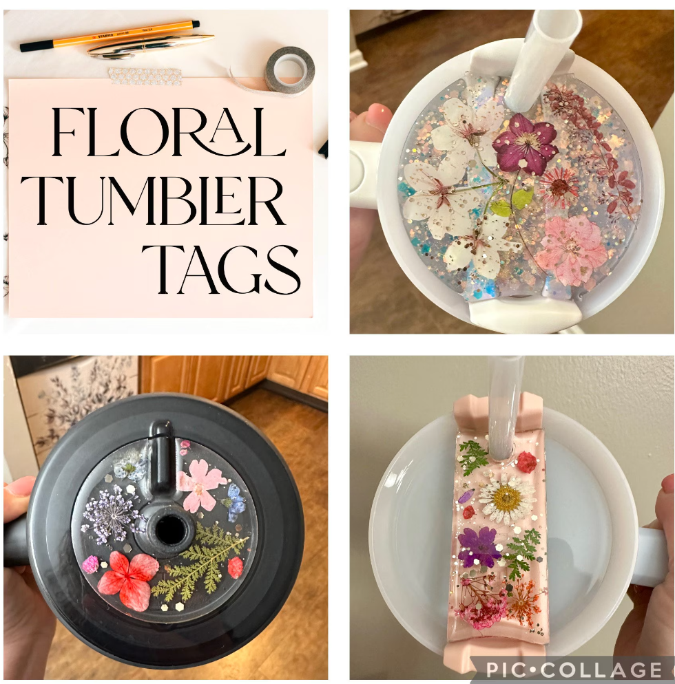 Tumbler Toppers - Floral