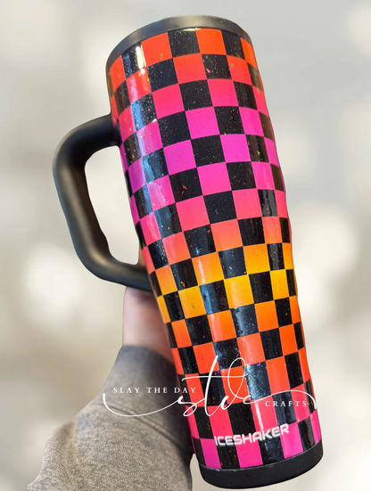 Dark Sunset Checkers