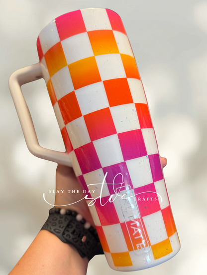 Light Sunset Checkers