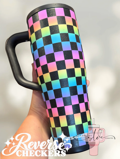 Checkers Tumbler