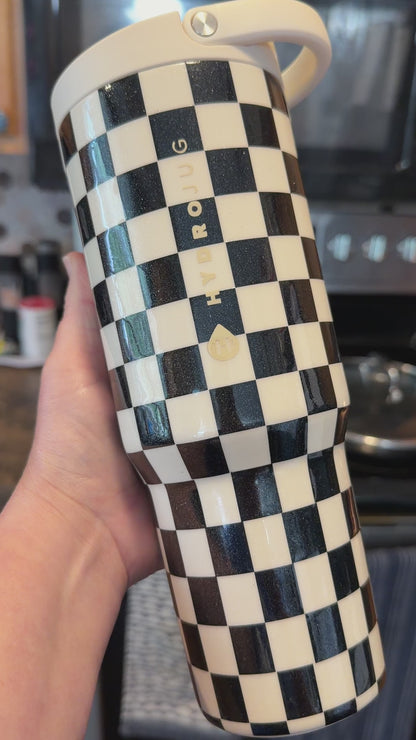Checkers Tumbler