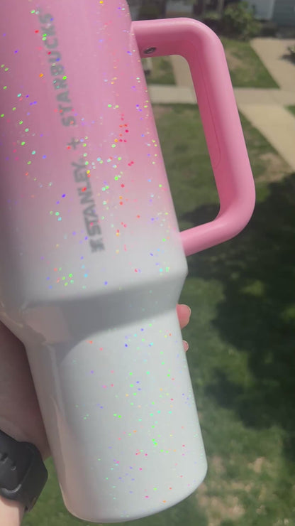 Holographic Glitter Tumbler