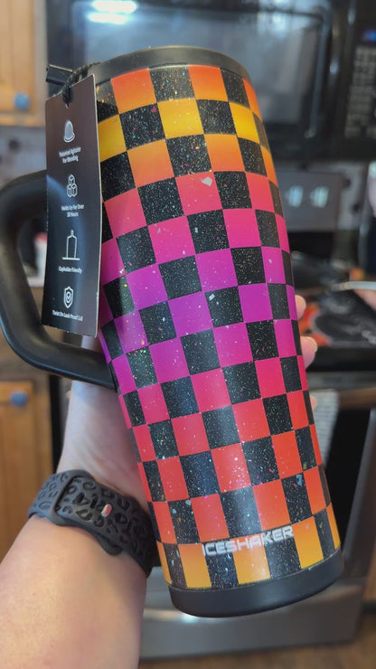 Dark Sunset Checkers