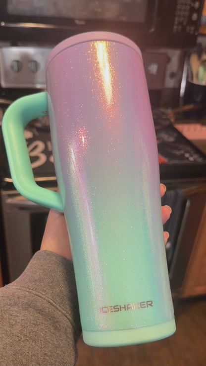 NWOT 40 oz custom Mermaid Ice Shaker