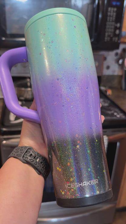 40 oz Glittered 13 Moons Ice Shaker