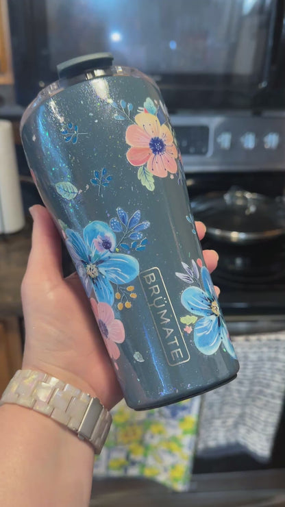 EUC 22 oz Floral Brumate Nav