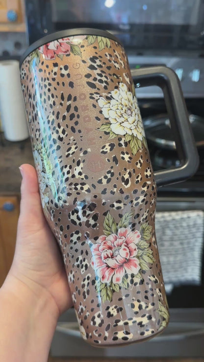 40 oz Peonies Gone Wild HydroJug by Coral Tumblers