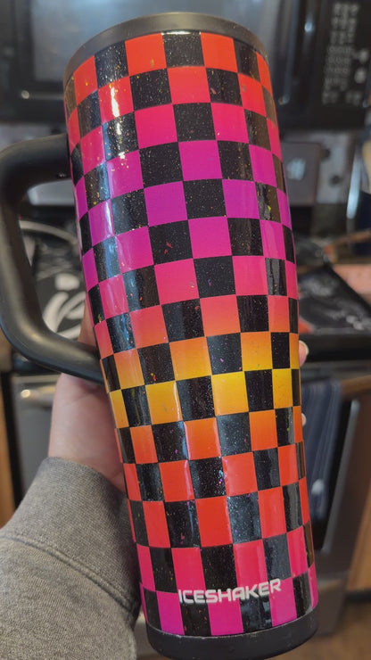Dark Sunset Checkers