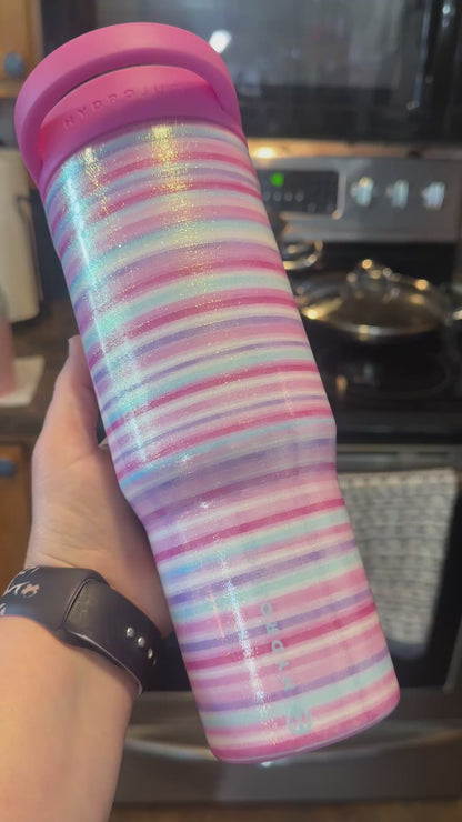 32 oz Golden Glow Pink Horizon HydroJug Sport
