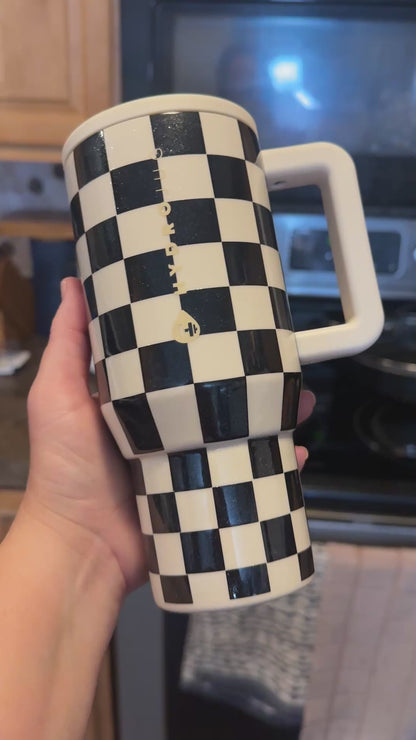 Checkers Tumbler